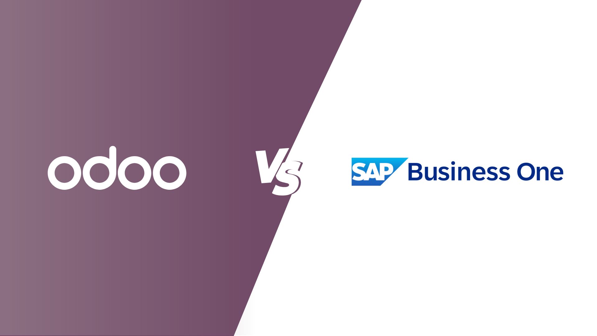 Odoo vs SAP Business One