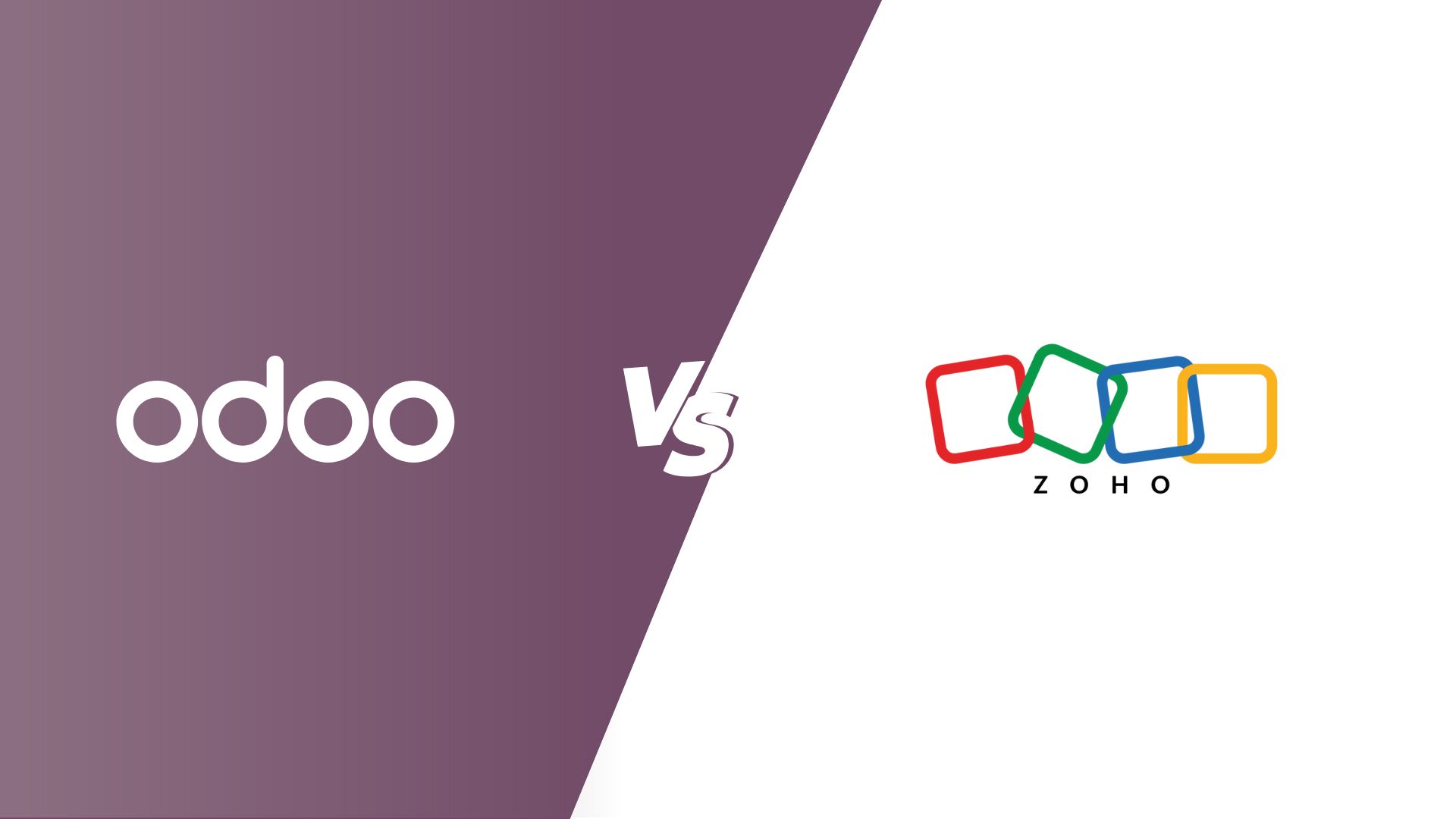 Odoo vs Zoho ERP
