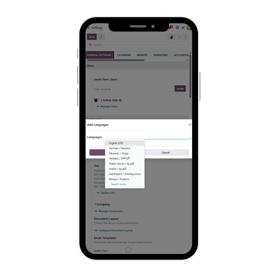 Built-In Multi-Language Support