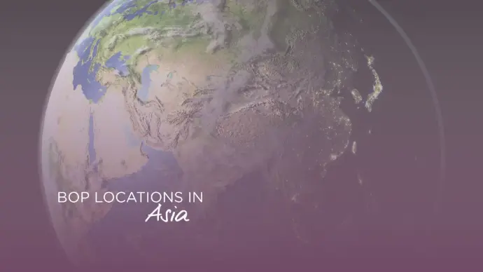 BOP Locations in Asia