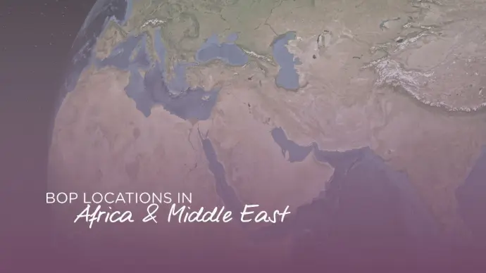 BOP Locations Africa Middle East